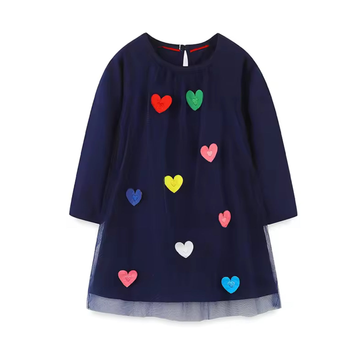Navy hearts