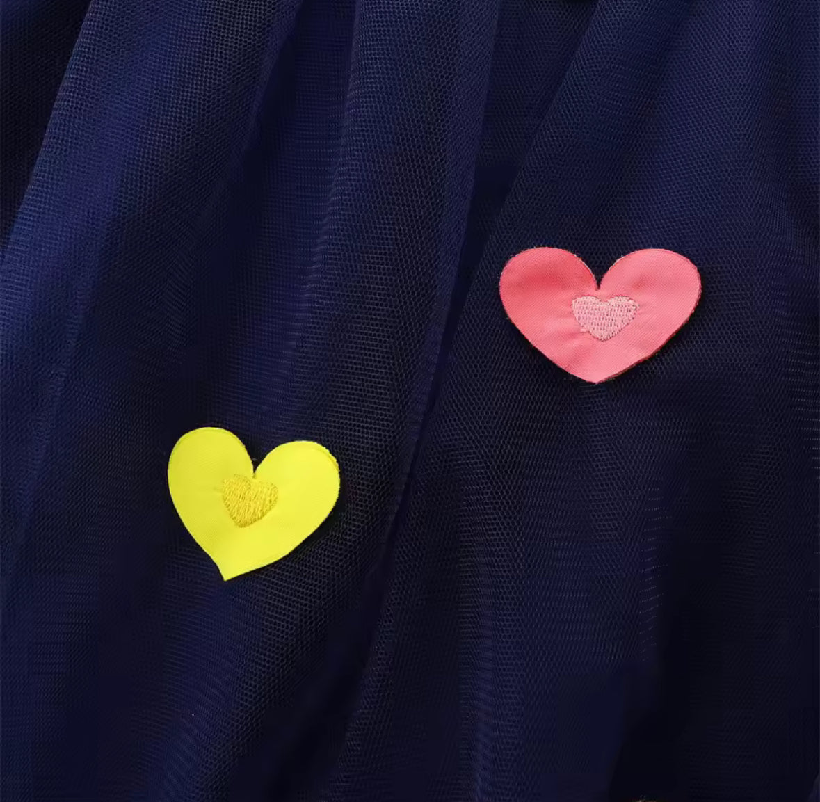 Navy hearts