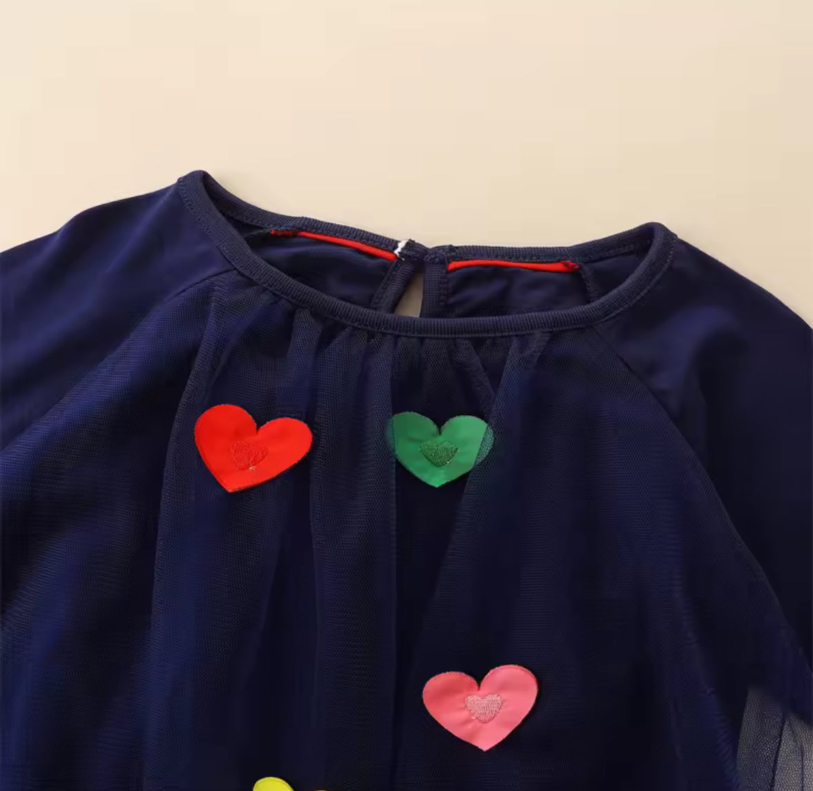 Navy hearts